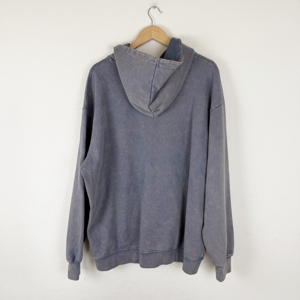 Aelfric Eden Washed Lightning Print Hoodie - Picture 4 of 9